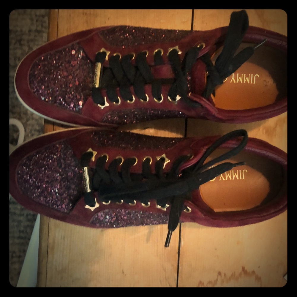 Jimmy Choo SNEAKER- MIAMI GLITTER LOW TOP : Galaxy